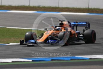 World © Octane Photographic Ltd. Formula 1 – German GP - Qualifying. McLaren MCL34 – Carlos Sainz. Hockenheimring, Hockenheim, Germany. Saturday 27th July 2019.