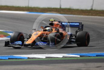 World © Octane Photographic Ltd. Formula 1 – German GP - Qualifying. McLaren MCL34 – Lando Norris. Hockenheimring, Hockenheim, Germany. Saturday 27th July 2019.