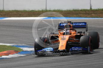 World © Octane Photographic Ltd. Formula 1 – German GP - Qualifying. McLaren MCL34 – Carlos Sainz. Hockenheimring, Hockenheim, Germany. Saturday 27th July 2019.