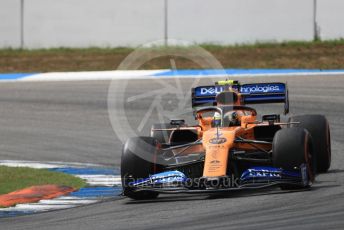 World © Octane Photographic Ltd. Formula 1 – German GP - Qualifying. McLaren MCL34 – Lando Norris. Hockenheimring, Hockenheim, Germany. Saturday 27th July 2019.