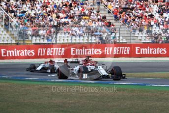 World © Octane Photographic Ltd. Formula 1 – German GP - Qualifying. Alfa Romeo Racing C38 – Kimi Raikkonen. Hockenheimring, Hockenheim, Germany. Saturday 27th July 2019.