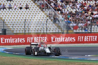 World © Octane Photographic Ltd. Formula 1 – German GP - Qualifying. Alfa Romeo Racing C38 – Antonio Giovinazzi. Hockenheimring, Hockenheim, Germany. Saturday 27th July 2019.