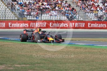 World © Octane Photographic Ltd. Formula 1 – German GP - Qualifying. Aston Martin Red Bull Racing RB15 – Max Verstappen. Hockenheimring, Hockenheim, Germany. Saturday 27th July 2019.