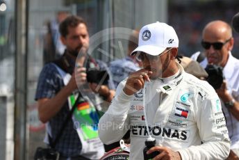 World © Octane Photographic Ltd. Formula 1 – German GP - Qualifying. Mercedes AMG Petronas Motorsport AMG F1 W10 EQ Power+ - Lewis Hamilton. Hockenheimring, Hockenheim, Germany. Saturday 27th July 2019.