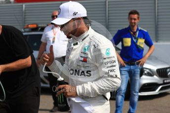 World © Octane Photographic Ltd. Formula 1 – German GP - Qualifying. Mercedes AMG Petronas Motorsport AMG F1 W10 EQ Power+ - Lewis Hamilton. Hockenheimring, Hockenheim, Germany. Saturday 27th July 2019.