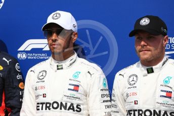 World © Octane Photographic Ltd. Formula 1 – German GP - Qualifying. Mercedes AMG Petronas Motorsport AMG F1 W10 EQ Power+ - Lewis Hamilton and Valtteri Bottas. Hockenheimring, Hockenheim, Germany. Saturday 27th July 2019.