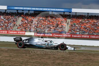 World © Octane Photographic Ltd. Formula 1 – German GP - Qualifying. Mercedes AMG Petronas Motorsport AMG F1 W10 EQ Power+ - Lewis Hamilton. Hockenheimring, Hockenheim, Germany. Saturday 27th July 2019.