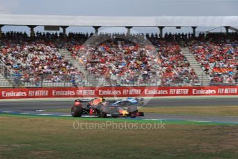 World © Octane Photographic Ltd. Formula 1 – German GP - Qualifying. Aston Martin Red Bull Racing RB15 – Max Verstappen and ROKiT Williams Racing FW42 – Robert Kubica. Hockenheimring, Hockenheim, Germany. Saturday 27th July 2019.