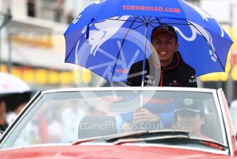 World © Octane Photographic Ltd. Formula 1 – German GP - Drivers Parade. Scuderia Toro Rosso STR14 – Alexander Albon. Hockenheimring, Hockenheim, Germany. Sunday 28th July 2019.