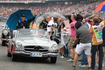 World © Octane Photographic Ltd. Formula 1 – German GP - Drivers Parade. ROKiT Williams Racing FW 42 – George Russell. Hockenheimring, Hockenheim, Germany. Sunday 28th July 2019.