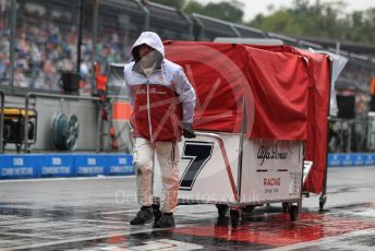 World © Octane Photographic Ltd. Formula 1 – German GP - Grid. Alfa Romeo Racing C38 – Kimi Raikkonen. Hockenheimring, Hockenheim, Germany. Sunday 28th July 2019.