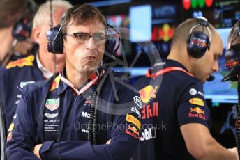World © Octane Photographic Ltd. Formula 1 - German GP - Paddock. Pierre Wache – Technical Director at Red Bull Racing. Hockenheimring, Hockenheim, Germany. Sunday 28th July 2019.
