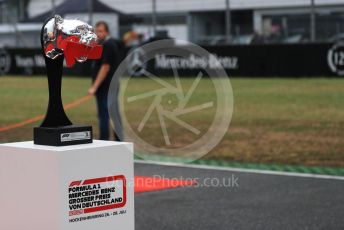 World © Octane Photographic Ltd. Formula 1 – German GP - Grid. Winner's trophy. Hockenheimring, Hockenheim, Germany. Sunday 28th July 2019.