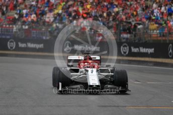 World © Octane Photographic Ltd. Formula 1 – German GP - Grid. Alfa Romeo Racing C38 – Kimi Raikkonen. Hockenheimring, Hockenheim, Germany. Sunday 28th July 2019.