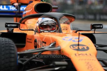 World © Octane Photographic Ltd. Formula 1 – German GP - Grid. McLaren MCL34 – Carlos Sainz. Hockenheimring, Hockenheim, Germany. Sunday 28th July 2019.