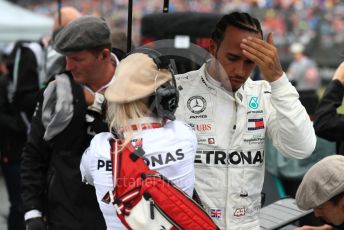 World © Octane Photographic Ltd. Formula 1 – German GP - Grid. Mercedes AMG Petronas Motorsport AMG F1 W10 EQ Power+ - Lewis Hamilton. Hockenheimring, Hockenheim, Germany. Sunday 28th July 2019.
