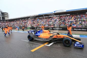 World © Octane Photographic Ltd. Formula 1 – German GP - Grid. McLaren MCL34 – Lando Norris. Hockenheimring, Hockenheim, Germany. Sunday 28th July 2019.
