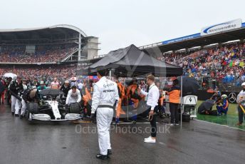 World © Octane Photographic Ltd. Formula 1 – German GP - Grid. Mercedes AMG Petronas Motorsport AMG F1 W10 EQ Power+ - Lewis Hamilton. Hockenheimring, Hockenheim, Germany. Sunday 28th July 2019.