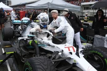 World © Octane Photographic Ltd. Formula 1 – German GP - Grid. Mercedes AMG Petronas Motorsport AMG F1 W10 EQ Power+ - Valtteri Bottas. Hockenheimring, Hockenheim, Germany. Sunday 28th July 2019.