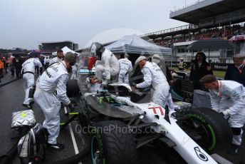 World © Octane Photographic Ltd. Formula 1 – German GP - Grid. Mercedes AMG Petronas Motorsport AMG F1 W10 EQ Power+ - Valtteri Bottas. Hockenheimring, Hockenheim, Germany. Sunday 28th July 2019.