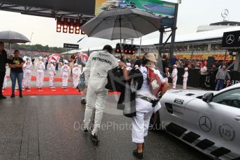 World © Octane Photographic Ltd. Formula 1 – German GP - Grid. Mercedes AMG Petronas Motorsport AMG F1 W10 EQ Power+ - Lewis Hamilton. Hockenheimring, Hockenheim, Germany. Sunday 28th July 2019.