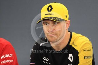 World © Octane Photographic Ltd. Formula 1 – German GP. FIA Drivers Press Conference. Renault Sport F1 Team – Nico Hulkenberg. Hockenheimring, Hockenheim, Germany. Thursday 25th July 2019.