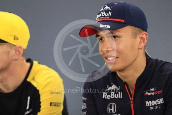 World © Octane Photographic Ltd. Formula 1 – German GP. FIA Drivers Press Conference. Scuderia Toro Rosso – Alexander Albon. Hockenheimring, Hockenheim, Germany. Thursday 25th July 2019.