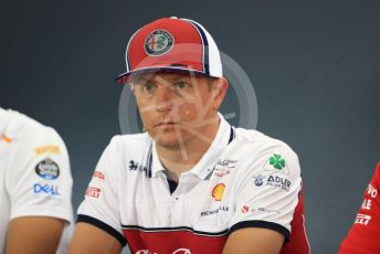 World © Octane Photographic Ltd. Formula 1 – German GP. FIA Drivers Press Conference. Alfa Romeo Racing – Kimi Raikkonen. Hockenheimring, Hockenheim, Germany. Thursday 25th July 2019.