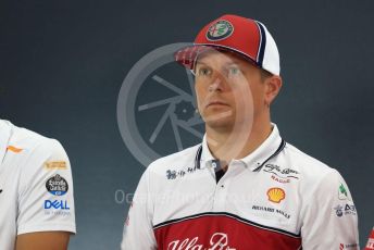 World © Octane Photographic Ltd. Formula 1 – German GP. FIA Drivers Press Conference. Alfa Romeo Racing – Kimi Raikkonen. Hockenheimring, Hockenheim, Germany. Thursday 25th July 2019.