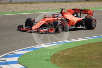 World © Octane Photographic Ltd. Formula 1 – German GP - Practice 1. Scuderia Ferrari SF90 – Sebastian Vettel. Hockenheimring, Hockenheim, Germany. Friday 26th July 2019.