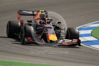 World © Octane Photographic Ltd. Formula 1 – German GP - Practice 1. Aston Martin Red Bull Racing RB15 – Pierre Gasly. Hockenheimring, Hockenheim, Germany. Friday 26th July 2019.