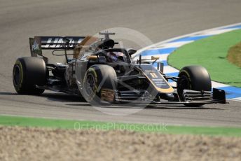 World © Octane Photographic Ltd. Formula 1 – German GP - Practice 1. Rich Energy Haas F1 Team VF19 – Romain Grosjean. Hockenheimring, Hockenheim, Germany. Friday 26th July 2019.