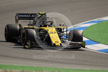 World © Octane Photographic Ltd. Formula 1 – German GP - Practice 1. Renault Sport F1 Team RS19 – Nico Hulkenberg. Hockenheimring, Hockenheim, Germany. Friday 26th July 2019.