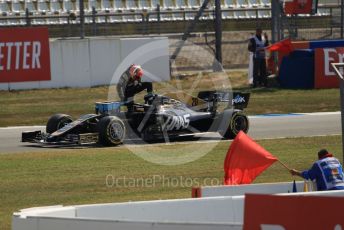 World © Octane Photographic Ltd. Formula 1 – German GP - Practice 1. Rich Energy Haas F1 Team VF19 – Kevin Magnussen. Hockenheimring, Hockenheim, Germany. Friday 26th July 2019.