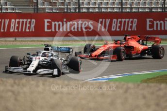 World © Octane Photographic Ltd. Formula 1 – German GP - Practice 1. Mercedes AMG Petronas Motorsport AMG F1 W10 EQ Power+ - Lewis Hamilton and Scuderia Ferrari SF90 – Sebastian Vettel. Hockenheimring, Hockenheim, Germany. Friday 26th July 2019.