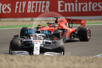 World © Octane Photographic Ltd. Formula 1 – German GP - Practice 1. Mercedes AMG Petronas Motorsport AMG F1 W10 EQ Power+ - Lewis Hamilton and Scuderia Ferrari SF90 – Sebastian Vettel. Hockenheimring, Hockenheim, Germany. Friday 26th July 2019.