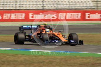 World © Octane Photographic Ltd. Formula 1 – German GP - Practice 1. McLaren MCL34 – Lando Norris. Hockenheimring, Hockenheim, Germany. Friday 26th July 2019.