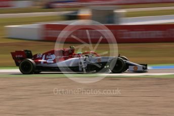 World © Octane Photographic Ltd. Formula 1 – German GP - Practice 1. Alfa Romeo Racing C38 – Antonio Giovinazzi. Hockenheimring, Hockenheim, Germany. Friday 26th July 2019.