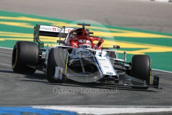 World © Octane Photographic Ltd. Formula 1 – German GP - Practice 1. Alfa Romeo Racing C38 – Kimi Raikkonen. Hockenheimring, Hockenheim, Germany. Friday 26th July 2019.