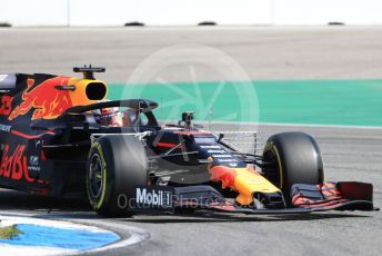 World © Octane Photographic Ltd. Formula 1 – German GP - Practice 1. Aston Martin Red Bull Racing RB15 – Max Verstappen. Hockenheimring, Hockenheim, Germany. Friday 26th July 2019.