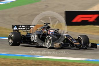 World © Octane Photographic Ltd. Formula 1 – German GP - Practice 2. Rich Energy Haas F1 Team VF19 – Romain Grosjean. Hockenheimring, Hockenheim, Germany. Friday 26th July 2019.