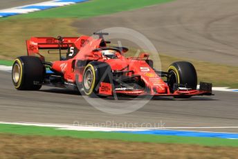 World © Octane Photographic Ltd. Formula 1 – German GP - Practice 2. Scuderia Ferrari SF90 – Sebastian Vettel. Hockenheimring, Hockenheim, Germany. Friday 26th July 2019.