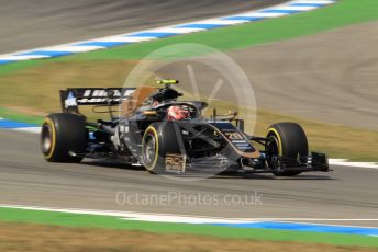 World © Octane Photographic Ltd. Formula 1 – German GP - Practice 2. Rich Energy Haas F1 Team VF19 – Kevin Magnussen. Hockenheimring, Hockenheim, Germany. Friday 26th July 2019.