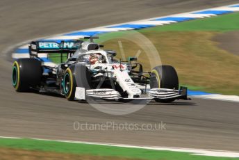 World © Octane Photographic Ltd. Formula 1 – German GP - Practice 2. Mercedes AMG Petronas Motorsport AMG F1 W10 EQ Power+ - Lewis Hamilton. Hockenheimring, Hockenheim, Germany. Friday 26th July 2019.