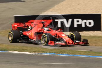 World © Octane Photographic Ltd. Formula 1 – German GP - Practice 2. Scuderia Ferrari SF90 – Sebastian Vettel. Hockenheimring, Hockenheim, Germany. Friday 26th July 2019.