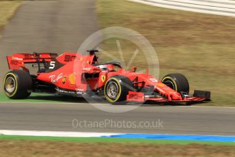 World © Octane Photographic Ltd. Formula 1 – German GP - Practice 2. Scuderia Ferrari SF90 – Sebastian Vettel. Hockenheimring, Hockenheim, Germany. Friday 26th July 2019.