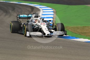 World © Octane Photographic Ltd. Formula 1 – German GP - Practice 2. Mercedes AMG Petronas Motorsport AMG F1 W10 EQ Power+ - Lewis Hamilton. Hockenheimring, Hockenheim, Germany. Friday 26th July 2019.