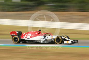 World © Octane Photographic Ltd. Formula 1 – German GP - Practice 2. Alfa Romeo Racing C38 – Kimi Raikkonen. Hockenheimring, Hockenheim, Germany. Friday 26th July 2019.