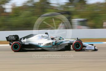 World © Octane Photographic Ltd. Formula 1 – German GP - Practice 2. Mercedes AMG Petronas Motorsport AMG F1 W10 EQ Power+ - Lewis Hamilton. Hockenheimring, Hockenheim, Germany. Friday 26th July 2019.