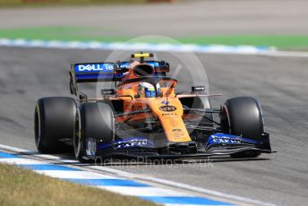 World © Octane Photographic Ltd. Formula 1 – German GP - Practice 2. McLaren MCL34 – Lando Norris. Hockenheimring, Hockenheim, Germany. Friday 26th July 2019.